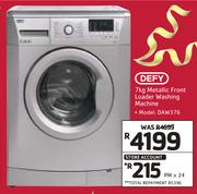 Defy 7Kg Metallic Front Loader Washing Machine DAW376