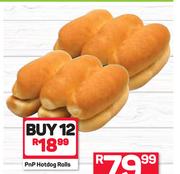 PnP Hotdog Rolls-For 12