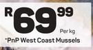 Pnp West Coast Mussels-Per Kg