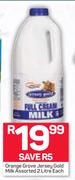 Orange Grove Jersey Gold Milk-2L Each