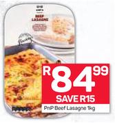 Pnp Beef Lasagne-1Kg