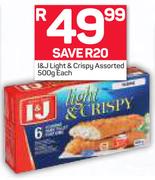 I&J Light & Crispy-500g Each