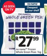 No Name Frozen Whole Green Peas-1Kg