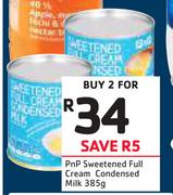 PnP Sweetened Full Cream Condensed Milk-2 x 385g
