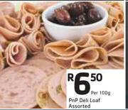PnP Deli Loaf Assorted-Per 100g