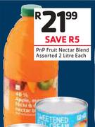 PnP Fruit Nectar Blend Assorted-2Ltr Each