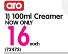 Aro 100ml Creamer-Each