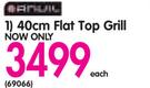 Anvil 40Cm Flat Top Grill