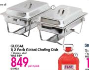 Global Stainless Steel Global Chafing Dish-Per 2 Pack