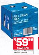 Pnp Long Life Milk 6X1L-Per Pack