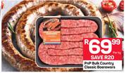 Pnp Bulk Country Classic Boerewors-Per Kg