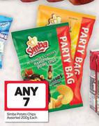 Simba Potato Chips Assorted-7 x 200g
