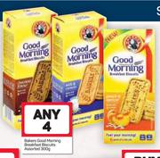 Bakers Good Morning Breakfast Biscuits Assorted-4 x 300g