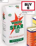 White Star Super Maize Meal-6 x 2.5Kg