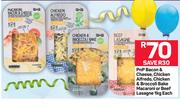 PnP Bacon & Cheese, Chicken Alfredo, Chicken & Broccoli Bake, Macaroni Or Beef Lasagne 1kg-Each