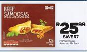 PnP Beef Samosas Assorted-12's Each