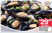 Breco Seafoods Whole Cooked Mussels-454g