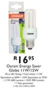Osram Energy Saver Globe 11W/15W