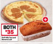 Pnp Milk Tart And Banana Loaf-For Both