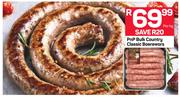 Pnp Bulk Country Classic Boerewors-Per Kg