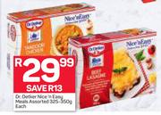 Dr. Oetker Nice 'N Easy Meals 325/350g-Each