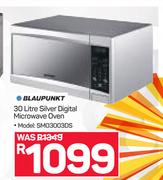 Blaupunkt 30Ltr Silver Digital Microwave Oven SMO3003DS