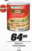Build It Wood Primer White-1L