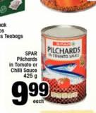 Spar Pilchards in Tomato or Chilli Sauce-425g Each