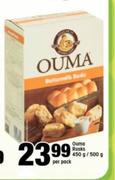 Ouma Rusks-450g/500g Per Pack