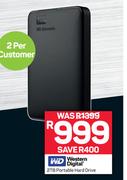 WD 2TB Portable Hard Drive