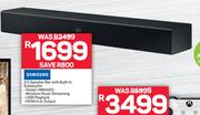 Samsung 2.0 Speaker Bar With Built In Subwoofer HWN400