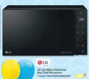 LG 42Ltr Black Electronic Neo Chef Microwave MS4235GIS. BBKQSAF