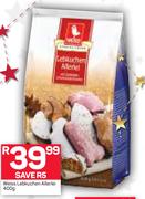 Weiss Lebkuchen Allerlei-400g