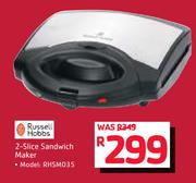 Russell Hobbs 2-Slice Sandwich Maker RHSM035