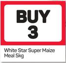 White Star Super Maize Meal-3 x 5Kg