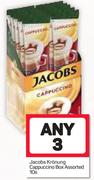 Jacobs Kronung Cappuccino Box Assorted 10's Pack-For Any 3