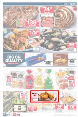 Pick n Pay  Gauteng, Free State, North West, Mpumalanga, Limpopo and Northern Cape : Unbeatable Savings (28 Jan - 03 Feb 2019), page 2