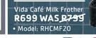Russell Hobbs Vida Cafe Milk Frother RHCMF20