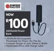 Swiss 2600 Mah Power Bank