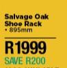 Salvage Oak Shoe Rack 895mm