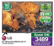 LG 32" 81cm HD Gereed LED TV 32LB550