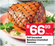 PnP Uncooked Boneless Unsmoked Gammon-Per kg