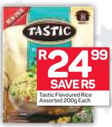 Tastic Flavoured Rice-200g Each