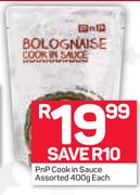PnP Cook In Sauce-400g Each