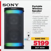 Sony Portable Wireless Speaker SRS-XP500