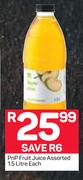 PnP Fruit Juice-1.5Ltr Each