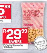 Pnp Almonds-100g Each