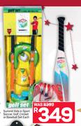 Summit Kids In Sport Soccer, Golf, Cricket Or Baseball Set-Each