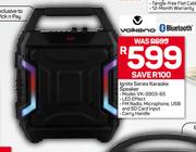 Volkano Bluetooth Ignite Series Karaoke Speaker VK-3903-65