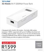 TP-Link 3G Mobile Wi-Fi 5200Mah Power Bank